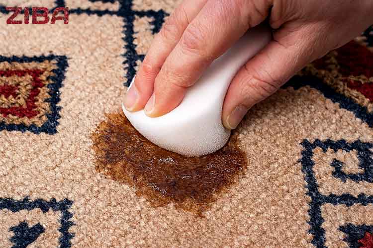 پاک کردن لکه روغن و چربی از فرش