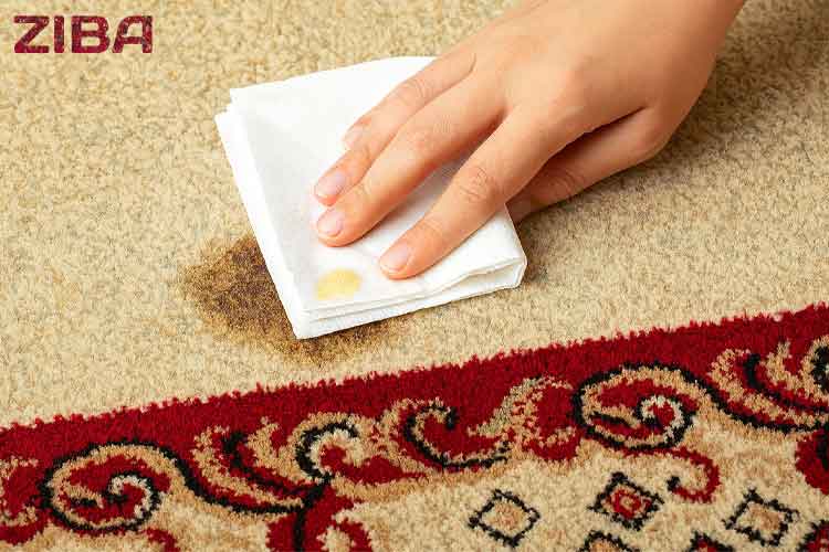 پاک کردن لکه روغن و چربی از فرش