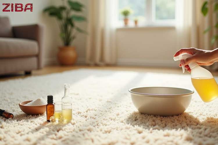 درست کردن شامپو فرش خانگی